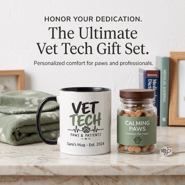 Caneca Vet Tech Patas & Pacientes (Criador carregado)