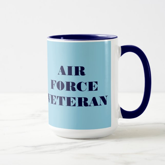Caneca Veterano da Força Aérea Mug (Direita)