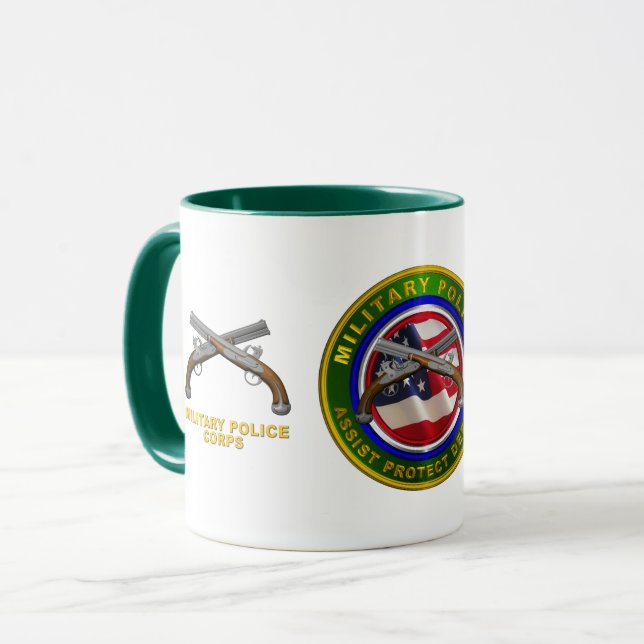 Caneca Veterano do Corpo de Polícia Militar Militar (Frente Esquerda)