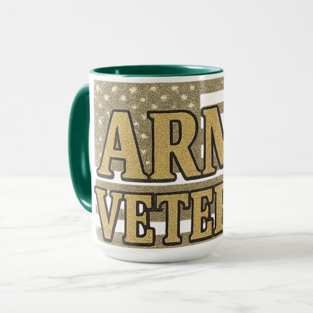 Caneca Veterano do Exército (Frente Esquerda)