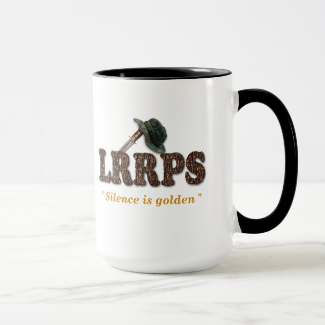 Caneca veteranos LRRPS LRRP do exército (Direita)