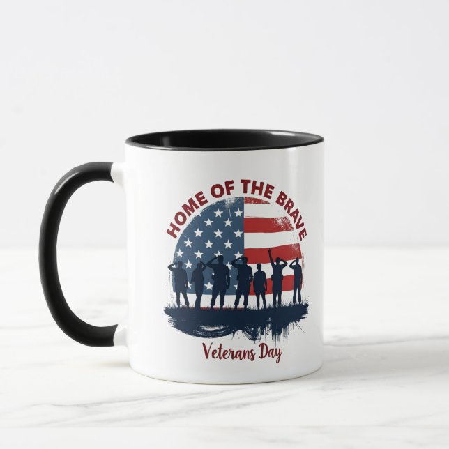 Caneca Veterans Day Patriotic Tee (Esquerda)