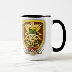 Caneca Vetes de veteranos de guerra do vietname MACVSOG S
