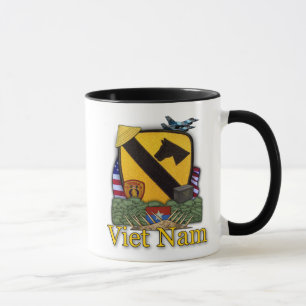 Caneca Vetnam vets de cavalaria de 1rua