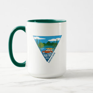 Caneca Viagem à família personalizada na montanha
