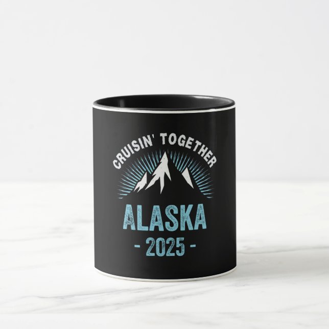 Caneca Viagem de Férias Amigos da Família Alaska Cruise 2 (Centro)