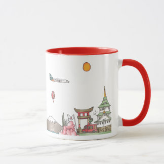 Caneca Viagem do mundo - Japão