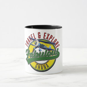 Caneca Viagem explore o fabuloso logotipo do Gana