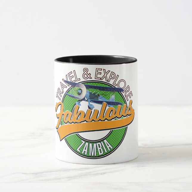Caneca Viagem explore zâmbia fabuloso (Centro)