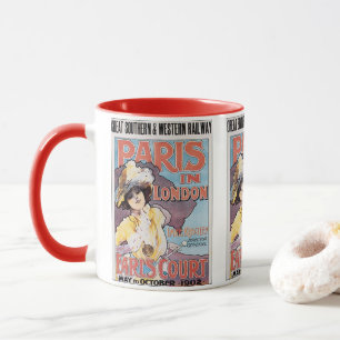 Caneca Viagens Antigas, Mulher do Trem de Paris para Lond