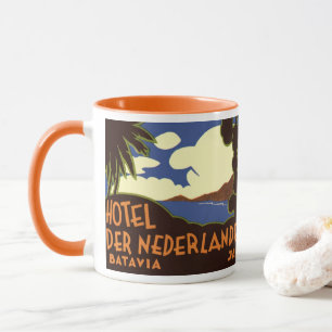 Caneca Viagens vintage Jakarta Indonesia Hotel Nederlande