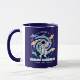Caneca Viajante Cósmico Astronauta Telescópio