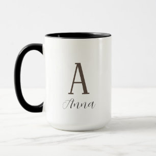 Caneca Vibe de outono com monograma