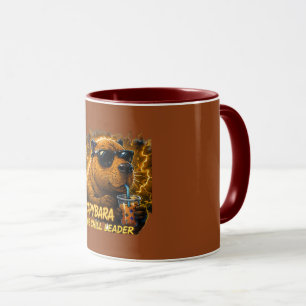 Caneca Vibes de Capivara 🧋 Energia de Líder Relaxado