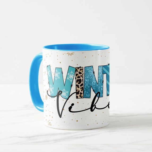 Caneca Vibes do inverno Personalizam (Frente Esquerda)