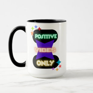 Caneca Vibes Positivas Apenas ✨
