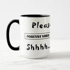 Caneca " Vibes Positivos" Bar de Carregamento " Mug