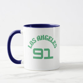 Caneca Vibração da Cidade de Los Angeles | Estilo de Café
