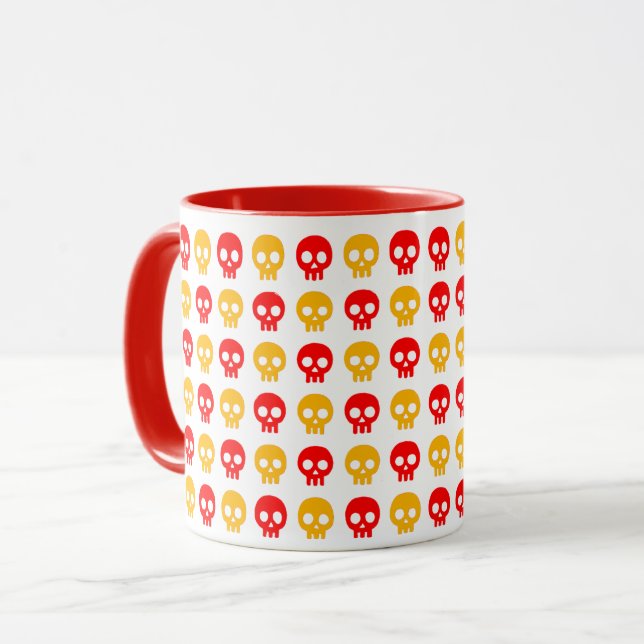 Caneca Vibrant Skull Pop (Frente Esquerda)