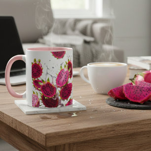 Caneca Vibrante Dragon Fruit Splash Duas Cores