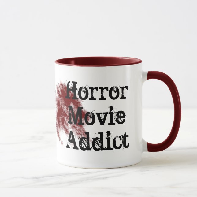 Caneca viciado do filme de terror (Direita)
