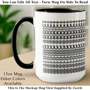 Caneca Viciado em Caminhar Mensagem Oculta Piada 111B M