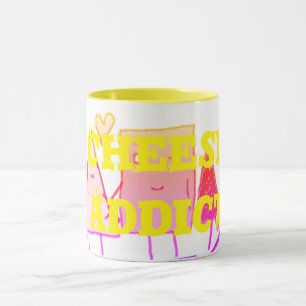 Caneca Viciado em Queijo