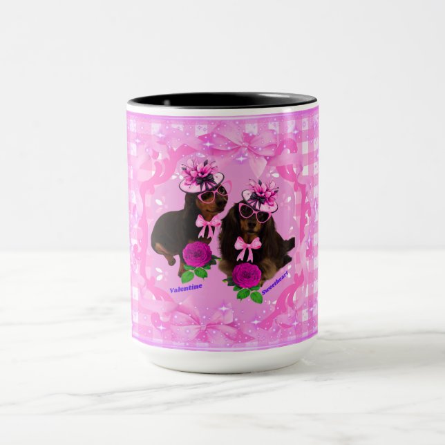 Caneca Victorian Wow Weenie Ladies Coffee Mug (Centro)