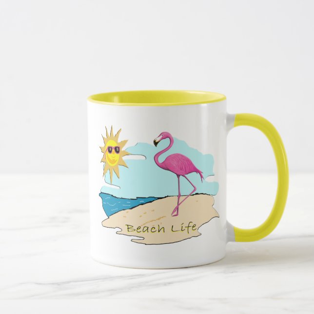 Caneca Vida da praia (Direita)
