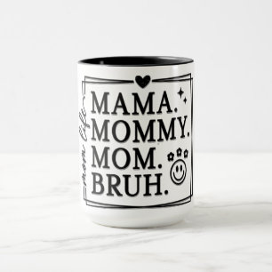 Caneca Vida de Mãe no Dia das Mães Engraçado