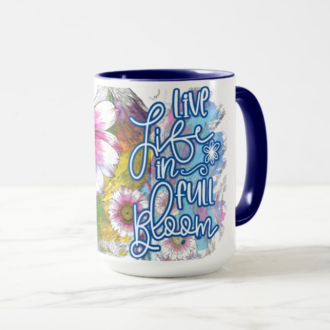Caneca Vida em direto no sangue do Cheio (Frente Esquerda)