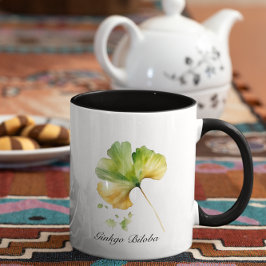 Caneca Vida Herbal: Ginkgo Biloba personalizável
