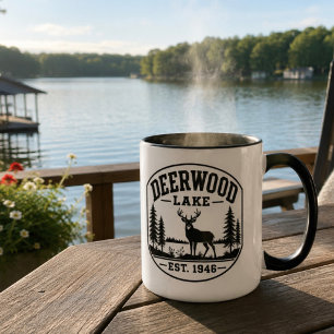 Caneca Vida no Lago Deerwood 1946