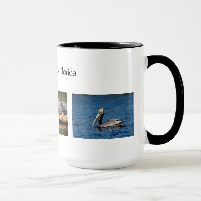 Caneca Vida Selvagem do Condado de Pinella na Flórida (Direita)