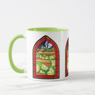 Caneca Vidro Estido Quetzalcoatl