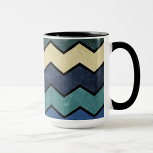 Caneca Vigas azuis viris modernas