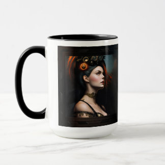 Caneca Vigia da tempestade Steampunk Beauty por Xzendor7
