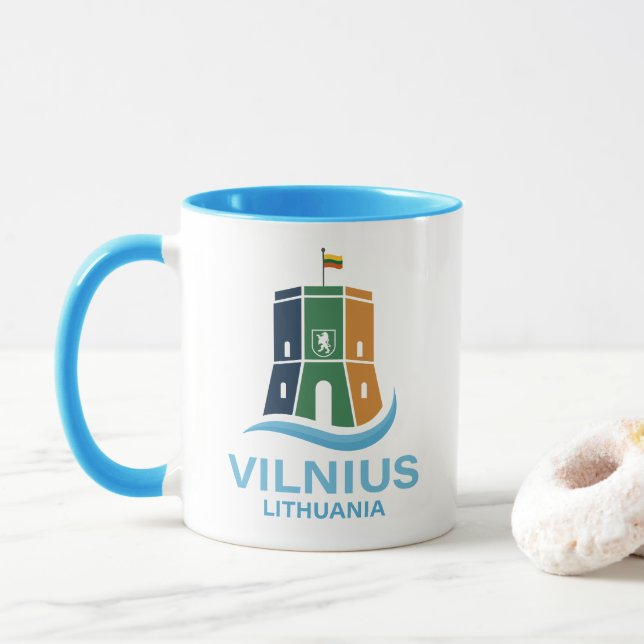 Caneca Vilnius Lithuania (Com Donut)