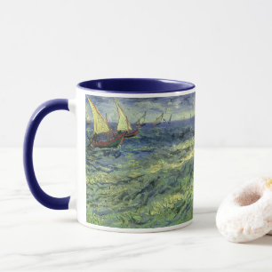 Caneca Vincent van Gogh - A paisagem nas Saintes Maries