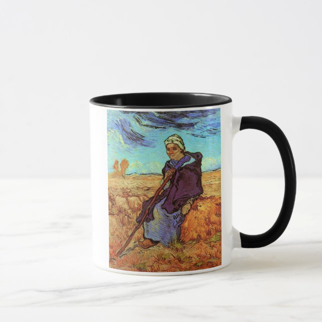 Caneca Vincent Van Gogh - A Pastora (segundo Millet) (Direita)