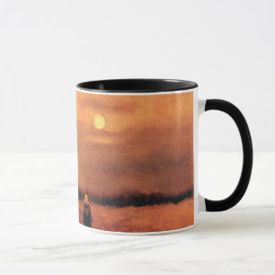 Caneca Vincent Van Gogh - A Torre Velha Nos Campos