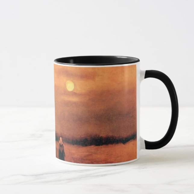 Caneca Vincent Van Gogh - A Torre Velha Nos Campos (Direita)