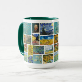 Caneca Vincent Van Gogh Art Gallery Collage Large