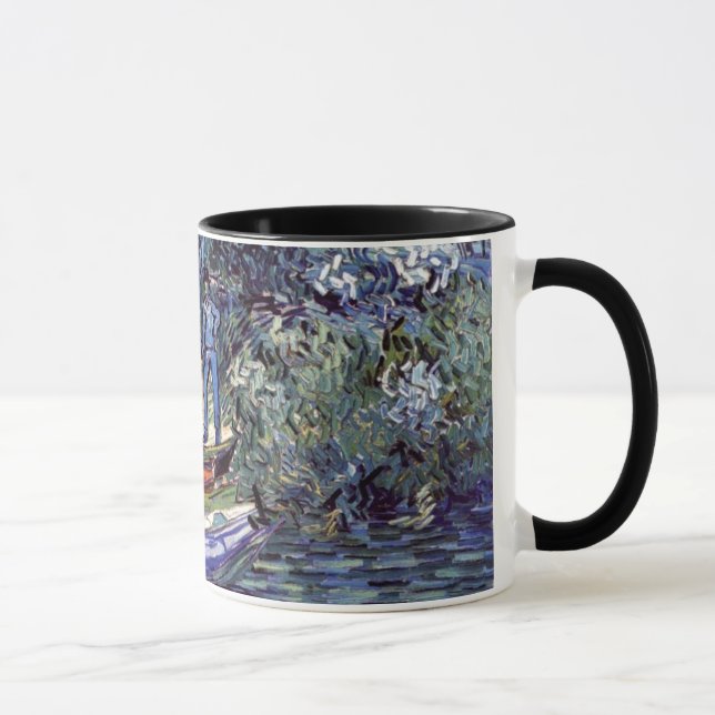 Caneca Vincent Van Gogh - Barcos a Remo Nas Margens do Oi (Direita)