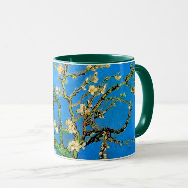 Caneca Vincent Van Gogh - Blossoming Almond Tree Fine Art (Frente Esquerda)