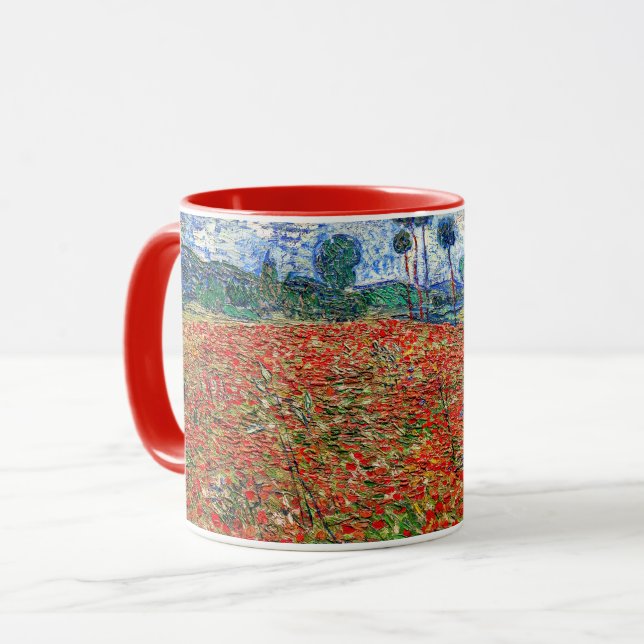 Caneca Vincent van Gogh - Campo de Papoulas (Frente Esquerda)