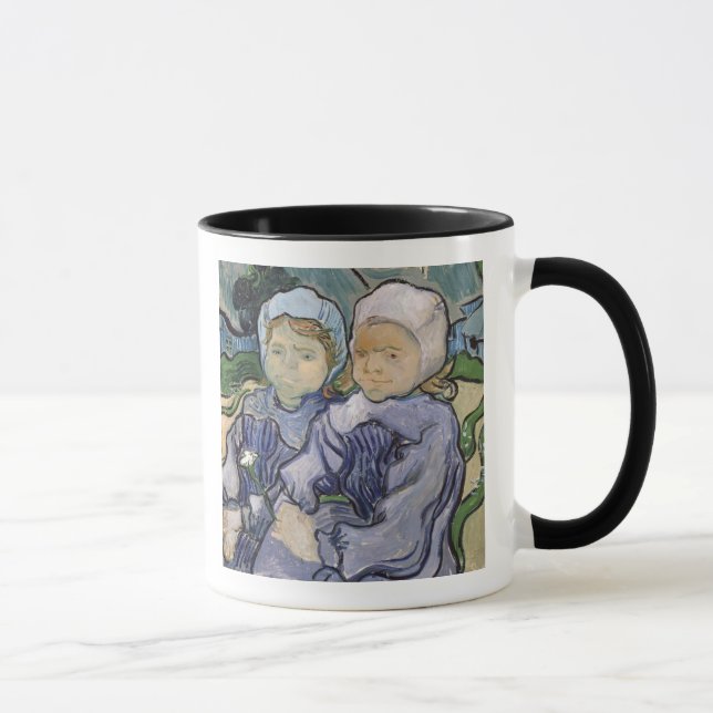 Caneca Vincent van Gogh | duas meninas, 1890 (Direita)