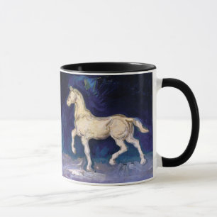 Caneca Vincent Van Gogh - Estátua de Gesso de um Cavalo