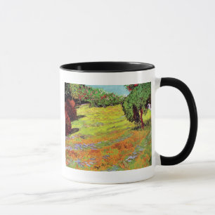 Caneca Vincent Van Gogh - Gramado Ensolarado em um Parque