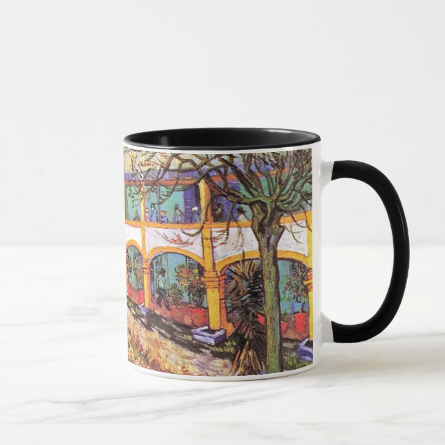 Caneca Vincent Van Gogh - Jardim Do Hospital Em Arles (Direita)